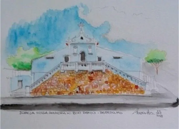 Foto 18. Bom Parto – aquarela sobre canson .22 x .16